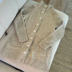 EILEEN FISHER Petite Lambswool Blend Cardigan